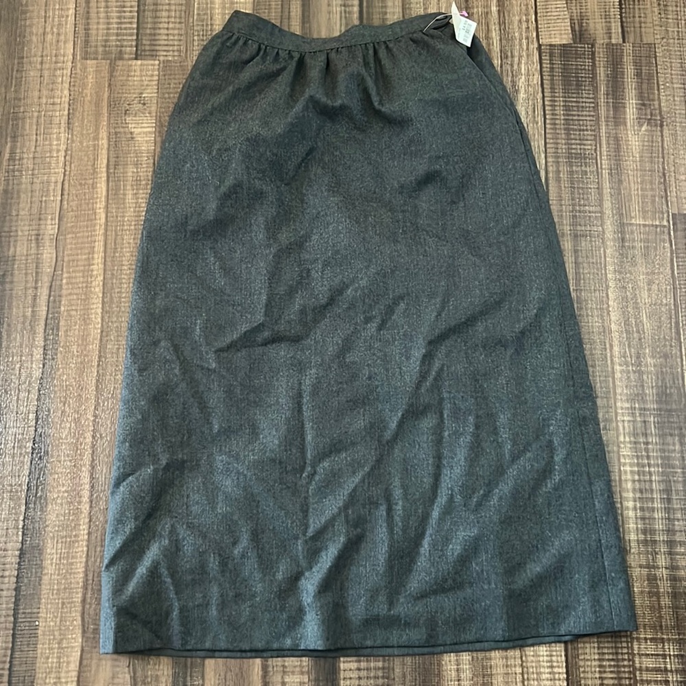 Gray Pencil Skirt